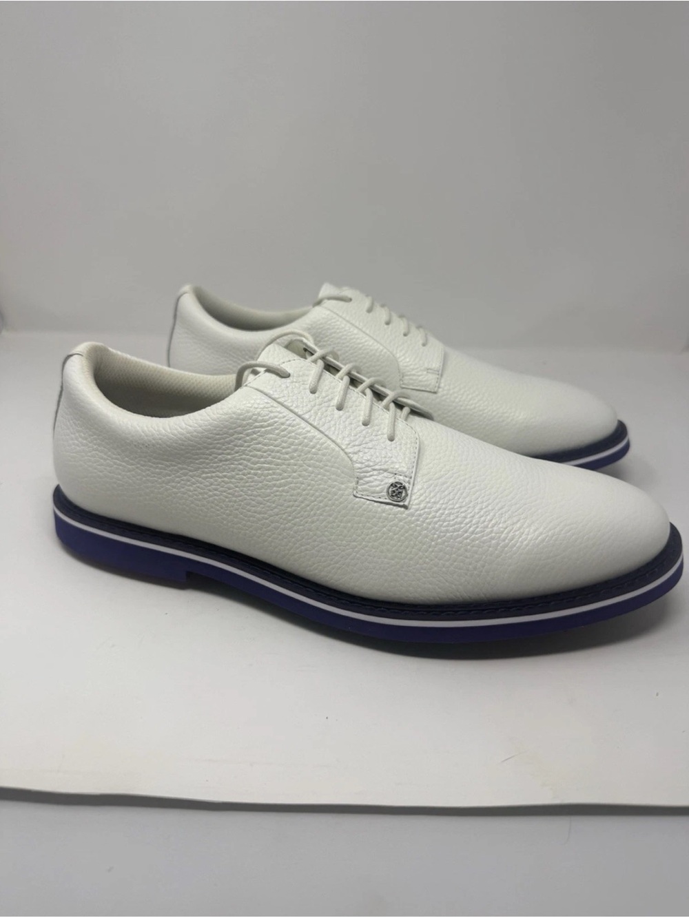 G/Fore Gallivanter Pebbled Golf Shoes White And Purple